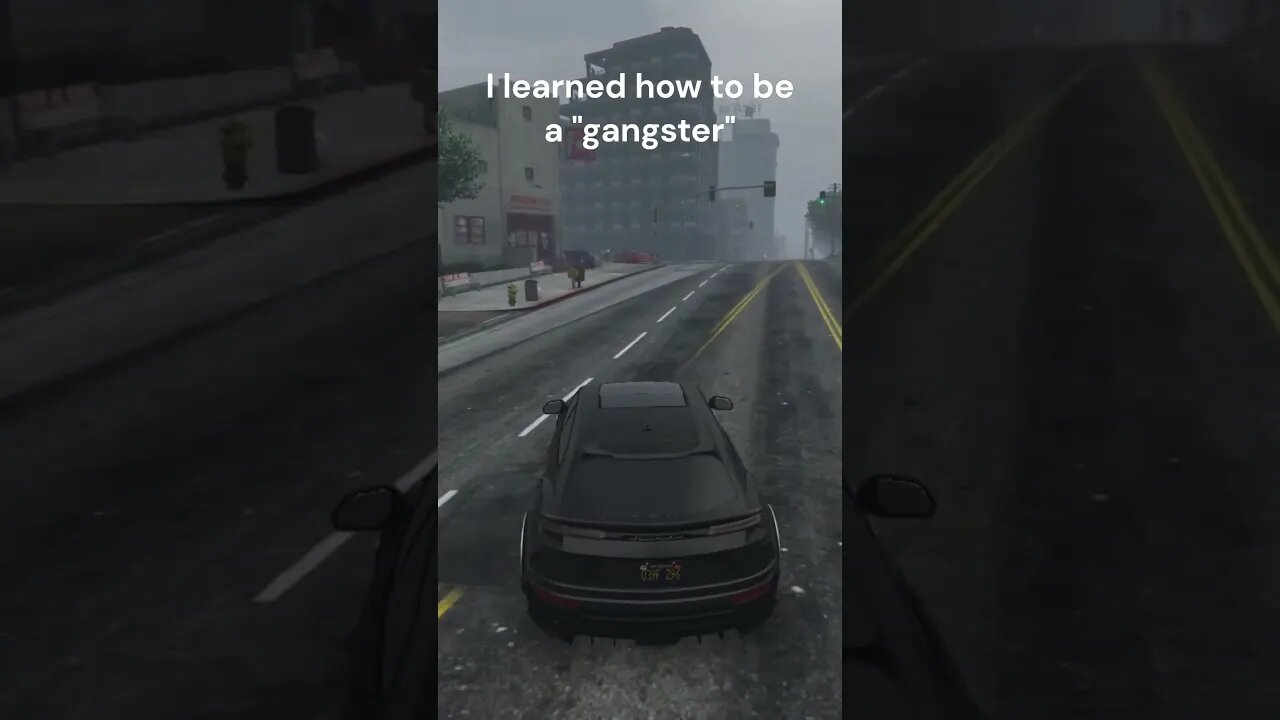 i learned how to be "GANGSTER"