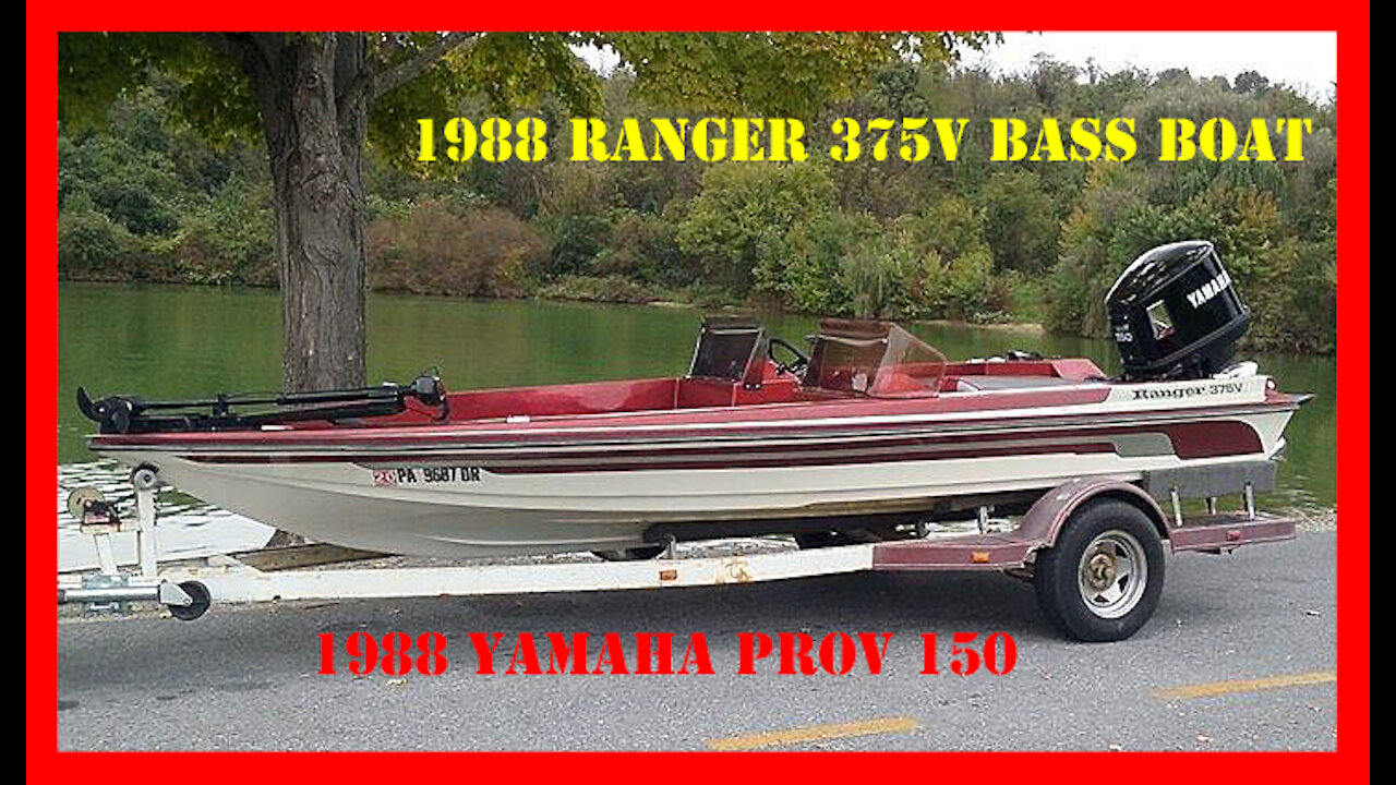 Restoring a 1988 Ranger 375V Bass Boat