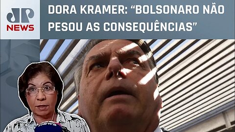 Bolsonaro prepara alternativa caso fique inelegível; Dora Kramer comenta