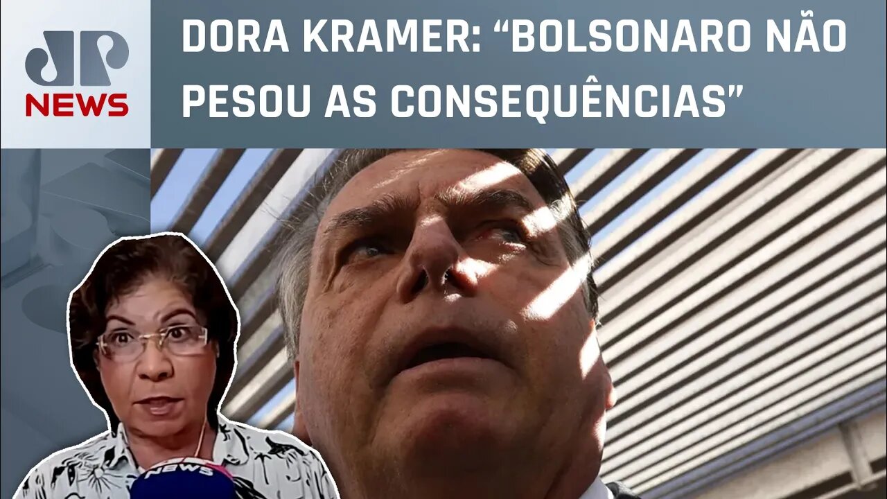 Bolsonaro prepara alternativa caso fique inelegível; Dora Kramer comenta