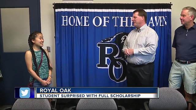 Royal Oak student overcomes odds, is awarded full-ride scholarship to MSU