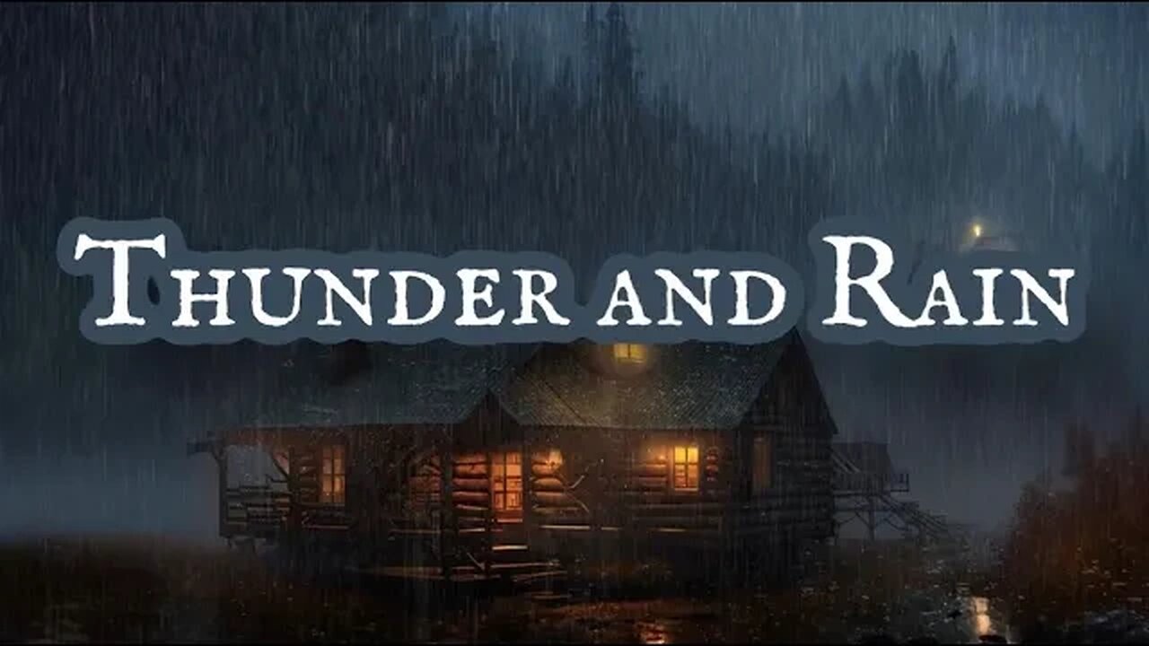 8 HOURS OF RAIN AND THUNDER SIGHTS AND SOUNDS