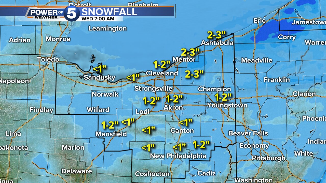 Widespread snow to arrive this morning
