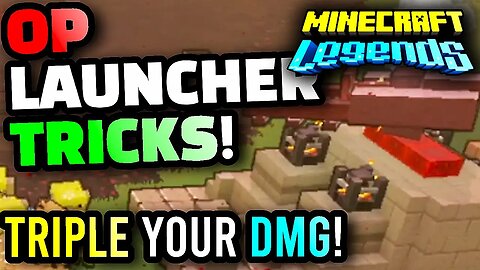 OP Redstone Launcher Trick - Minecraft Legends