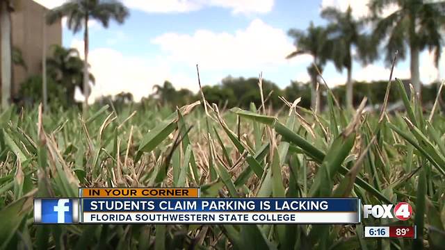 FSW students claim parking is lacking