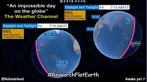 The Impossible Day on the Globe proves FLAT EARTH !