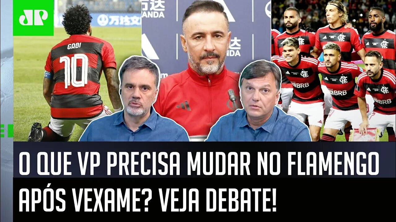 "Pra COMEÇO DE CONVERSA, o Vítor Pereira precisa..." FUTURO do Flamengo após ELIMINAÇÃO gera DEBATE!