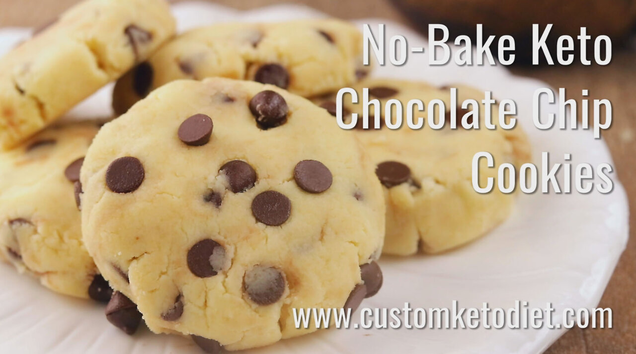 No-Bake Keto Chocolate Chip Cookies