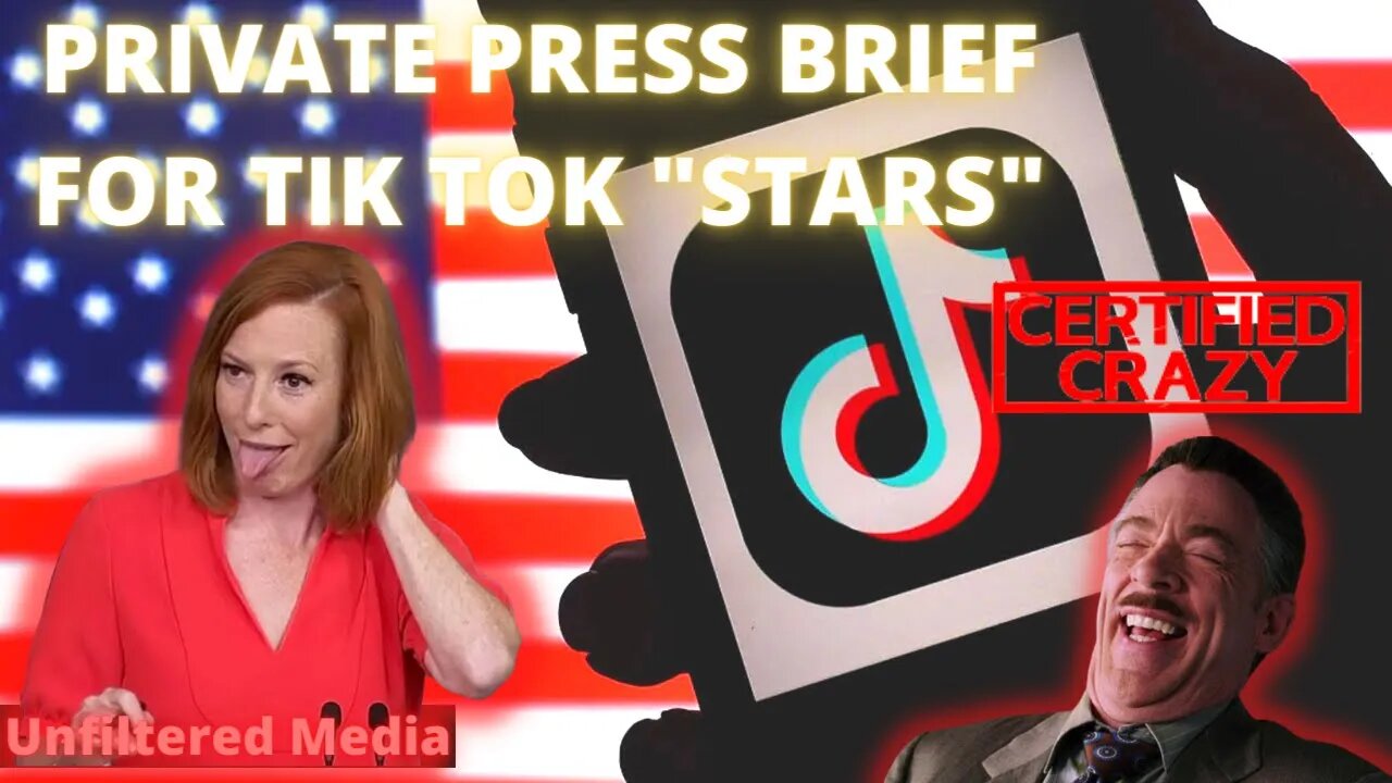 Why Biden Admin Gives Tik Tok "Stars" Private Press Briefings. (Idiocracy)