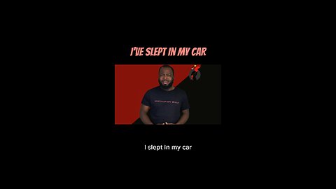 I’ve Slept In My Car #dayodman #grinding #facts #eeyayyahh #motivation