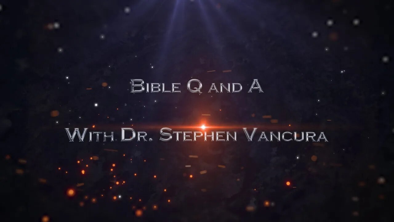 The Tallit | Bible Q and A with Dr. Stephen Vancura | Episode 58