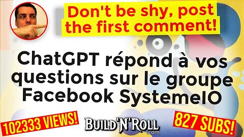 🤪 ChatGPT répond à vos questions sur le groupe Facebook SystemeIO :