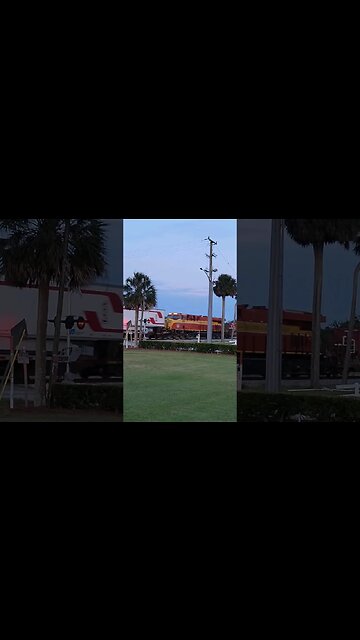 Florida East Coast Railway FEC-107 at Daytona Beach Golf Club May 20 2023 #railfanrob #fec107