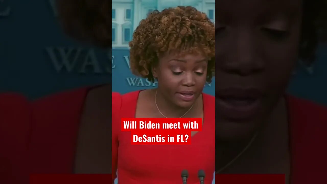 Will Biden meet with DeSantis in Florida?