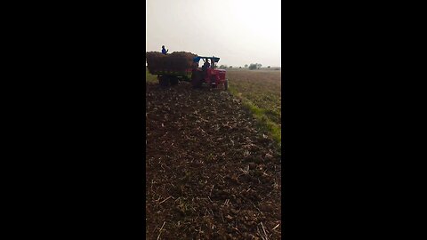 farming in tractor