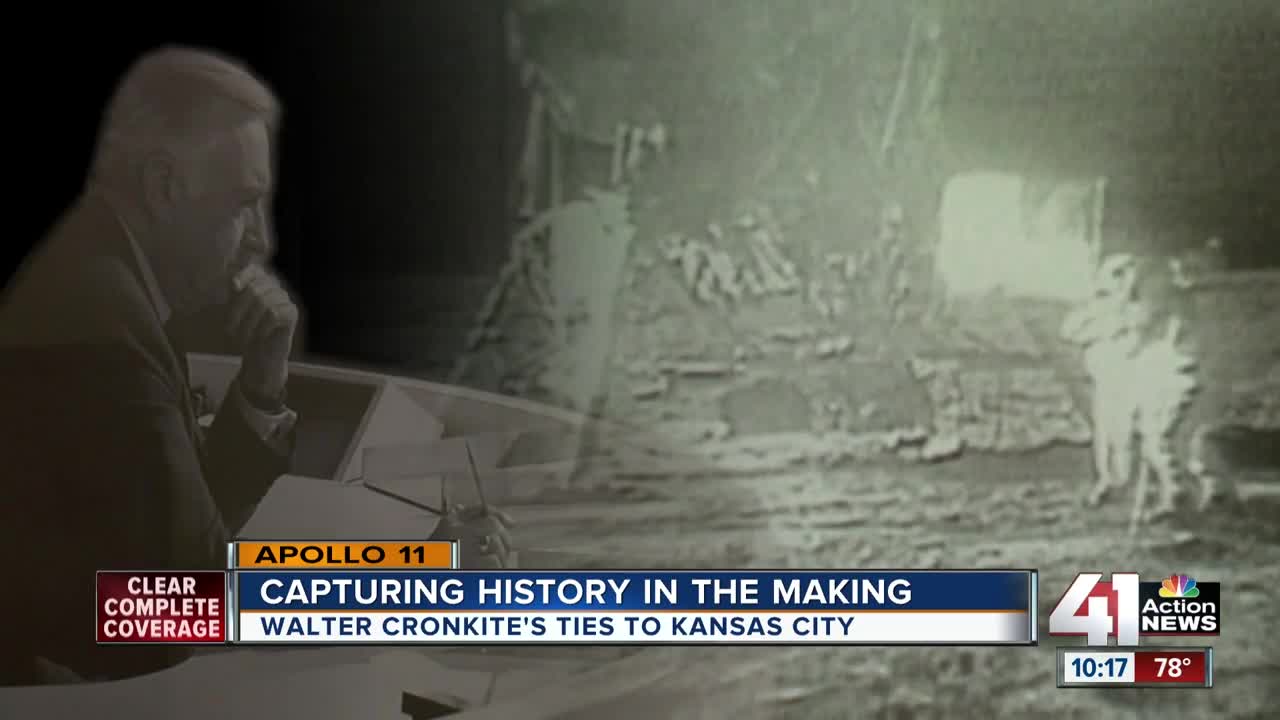 Former KC mayor Kay Barnes' cousin, Walter Cronkite, had front row seat to moon landing