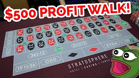 $500 PROFIT AND WALK "No Name" Roulette System Review