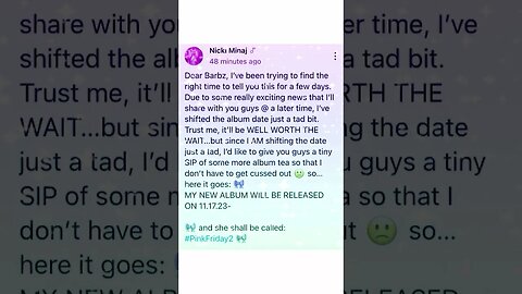 #nickiminaj announces new album dates !