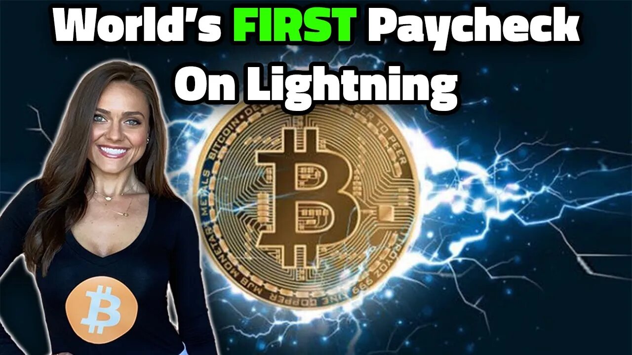 The World's FIRST Paycheck on Bitcoin's Lightning Network