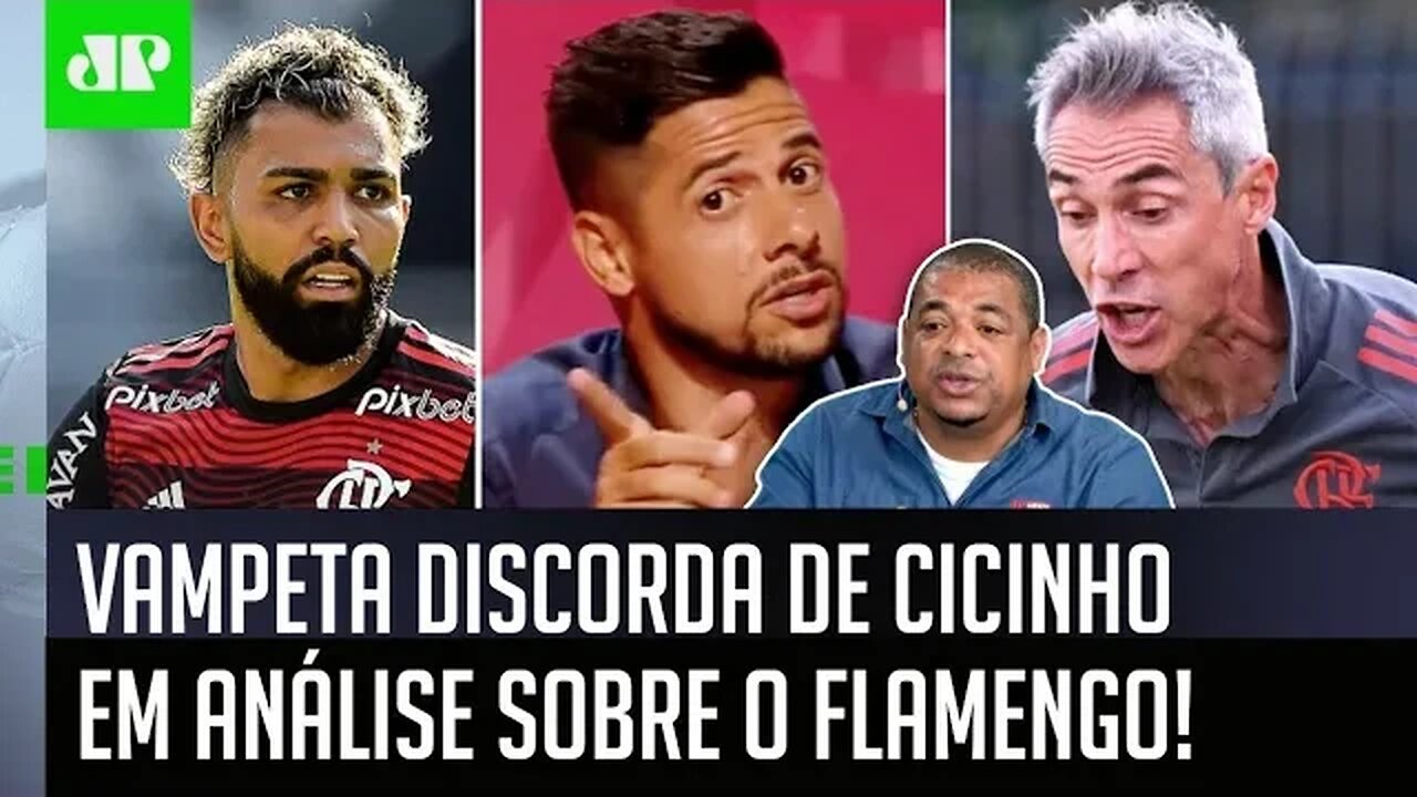 "Paulo Sousa PERDEU O VESTIÁRIO? PERDEU NADA!" Vampeta DISCORDA de Cicinho sobre o Flamengo!