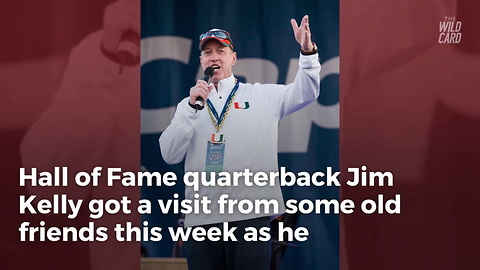 Jim Kelly's Former Teammates Gather Together, Post Inspirational Photo on Jim's Recovery