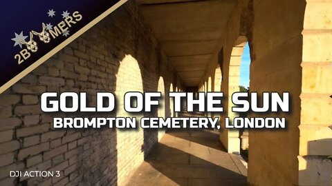 GOLD OF THE SUN BROMPTON CEMETERY LONDON #djiaction3