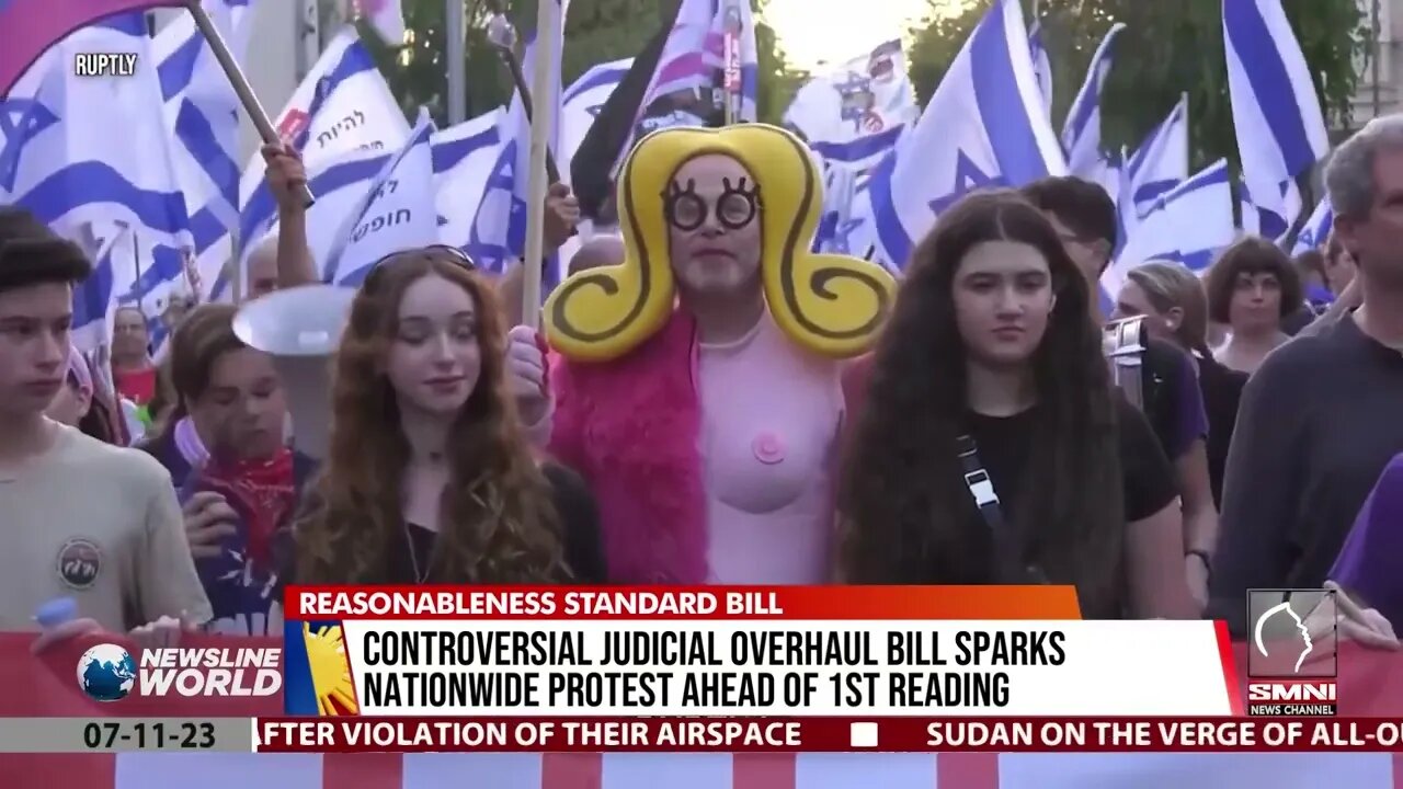 Controversial judicial overhaul bill sparks nationwide protest in Israel ahead of 1st reading