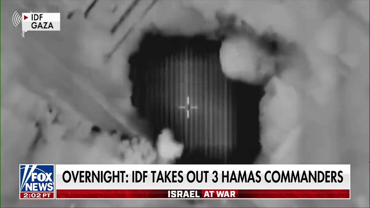 Israeli Military Takes Out 3 Hamas Commanders Overnight