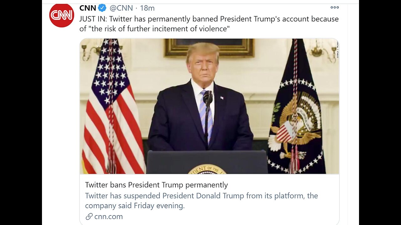 TRUMP Get's Banned "Today will go down in The History books"1.9.2021