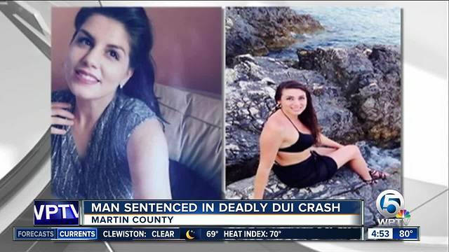 Driver sentenced in DUI crash that killed 2 sisters in Martin County