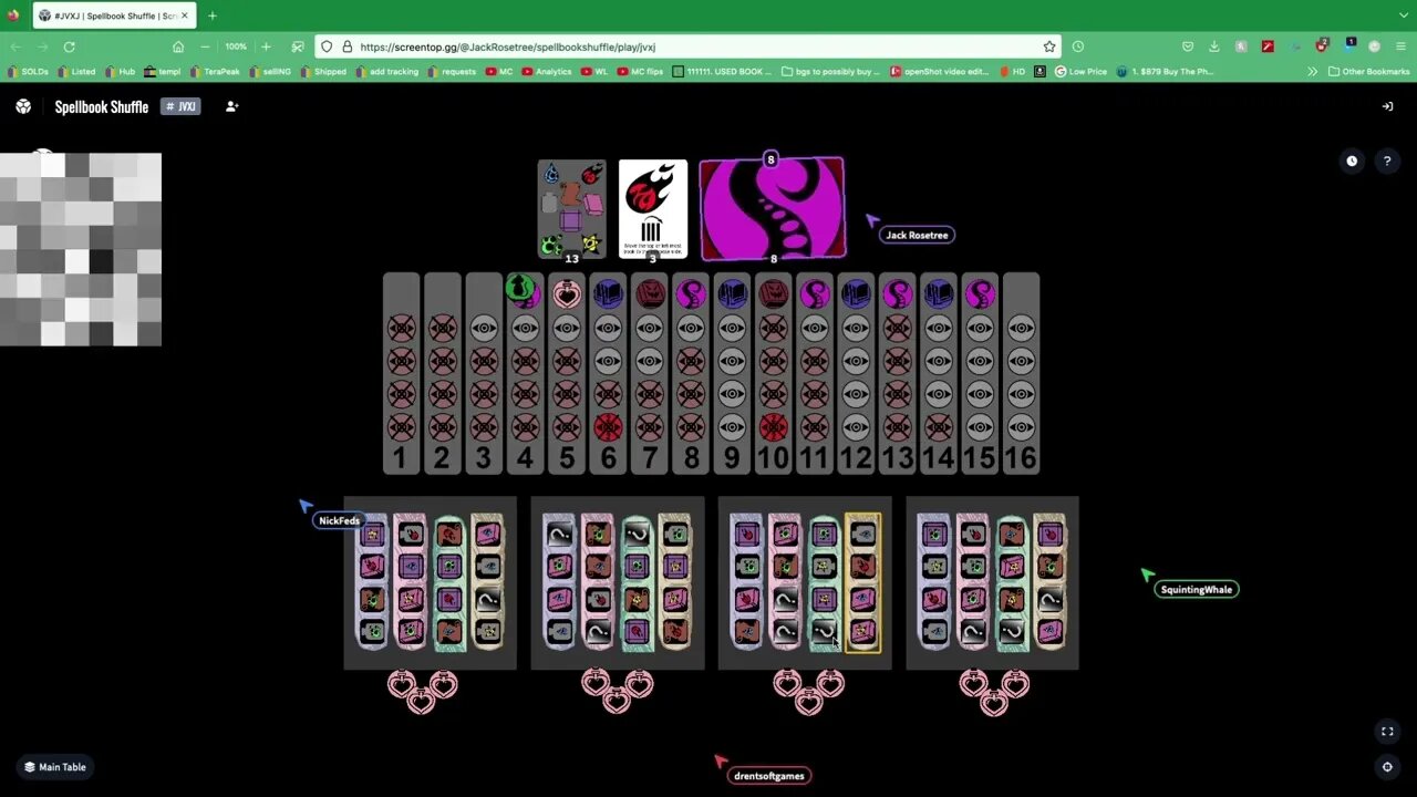 SpellBook Shuffle Gameplay | by JackRoseTree | ProtoSpiel Online