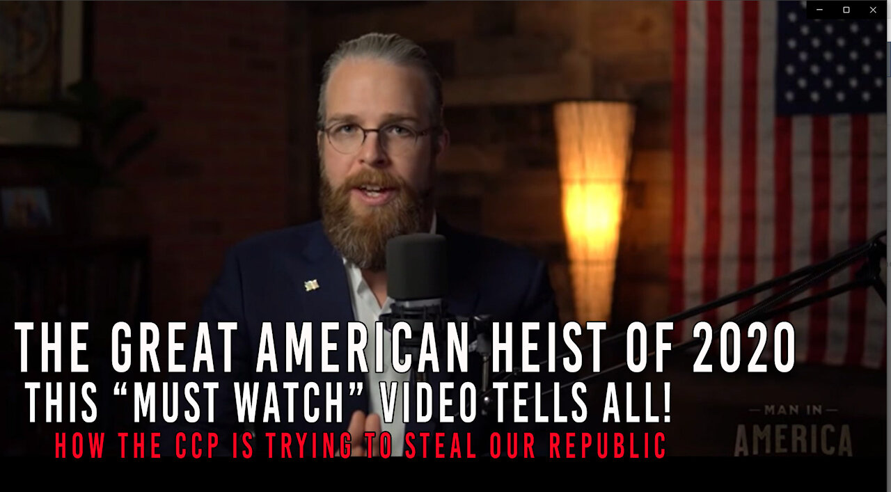 The Great American Heist 2020: How the CCP is Trying to Steal Our Republic.