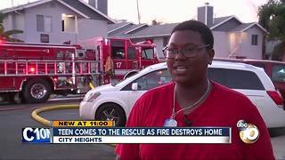 House fire rips through City Heights home