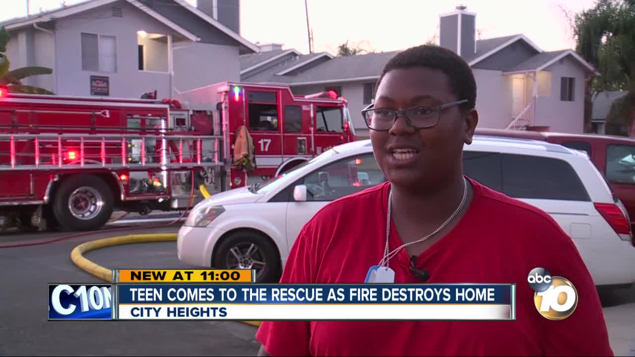 House fire rips through City Heights home