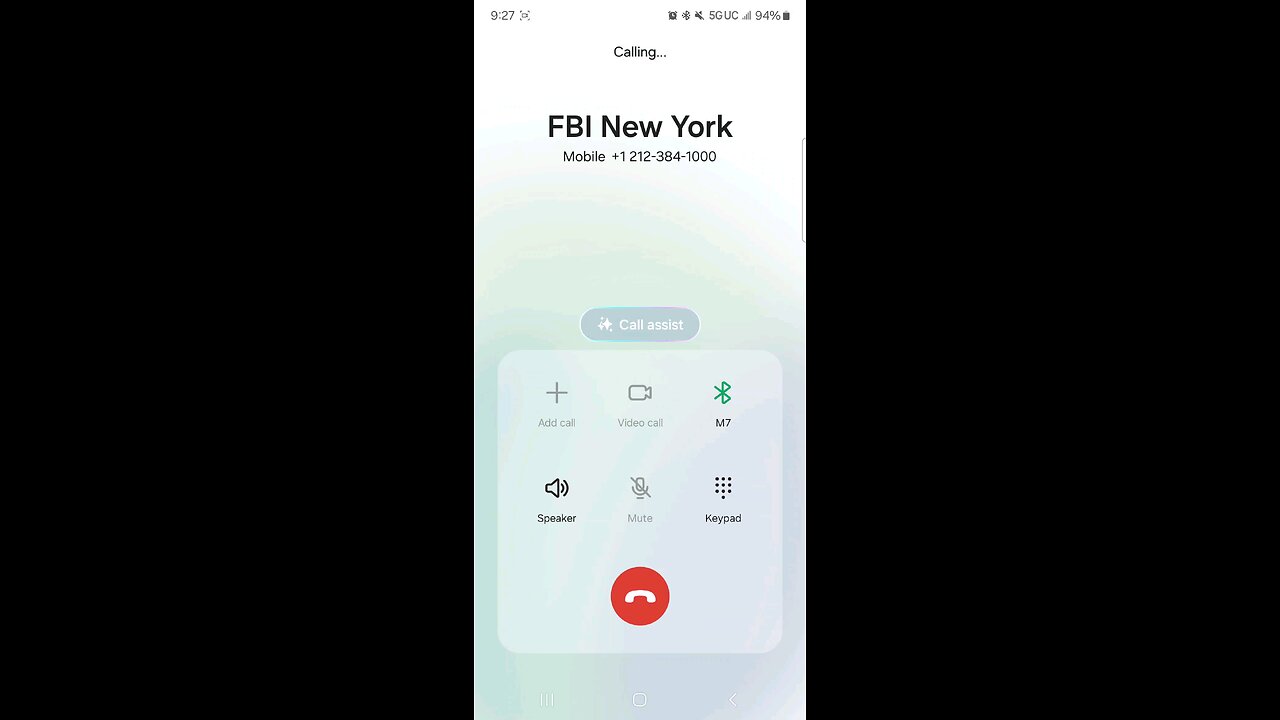 The NYC FBI blocked my phone number.