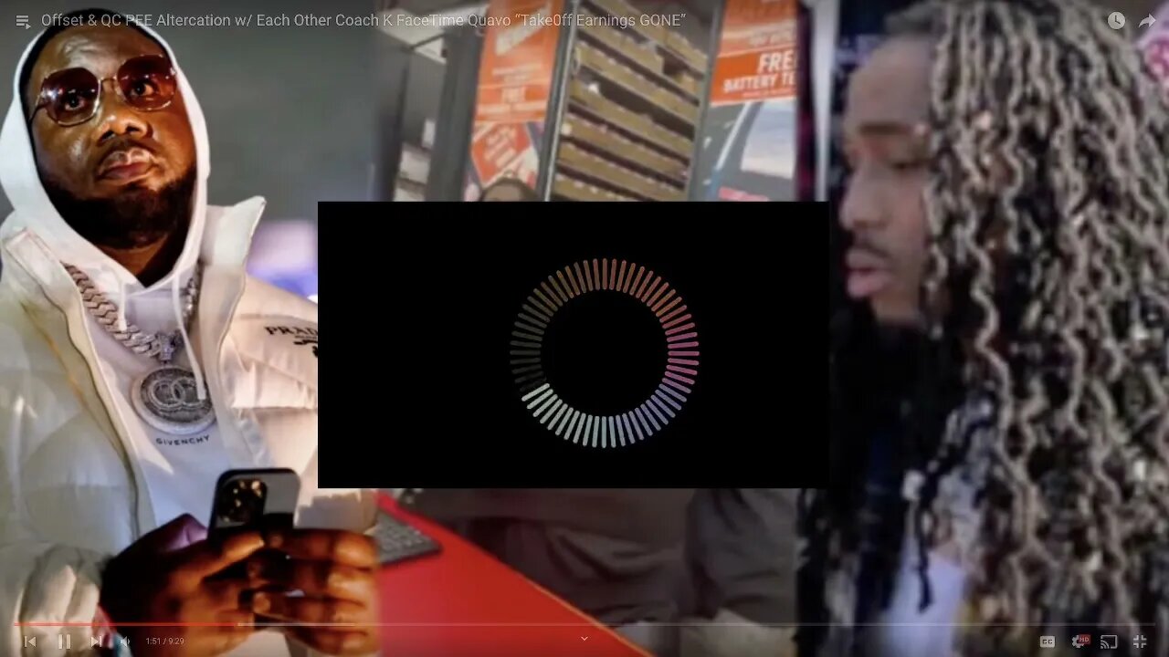 offset & qc pee altercation w/ Each other coach K facetime quavo "takeoff earnings gone"