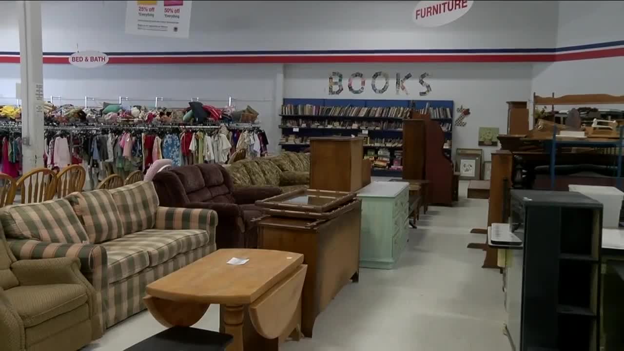 Shoppers turn to thrift stores amid furniture back-log