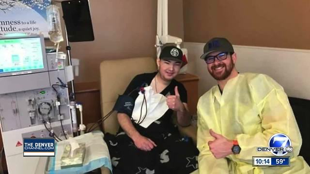 Call for kidney unites two strangers who attend the same Colorado college