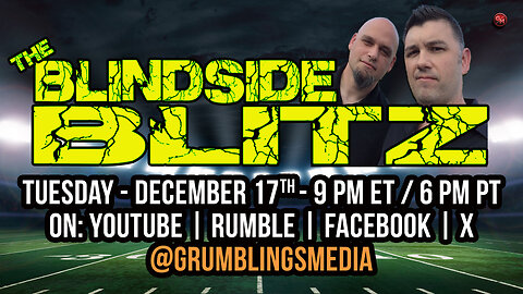 Blindside Blitz - NFL Week 16 - Tuesday, December 17th, 9 PM ET