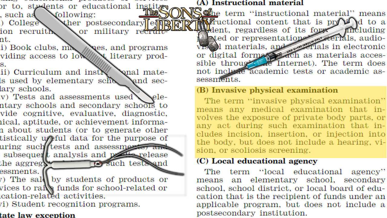 You Won't Believe What This Pretended Federal Law Allows Public Schools To Do To Kids' Bodies