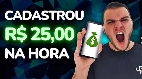 CADASTROU GANHOU R$25,00! APP PAGANDO POR CADASTRO via PIX em 2023 (Cadastre e Ganhe)