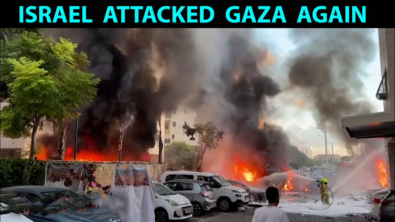 Again, Israel launched a terrible attack on Gaza | israel vs palestine fighting