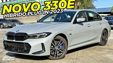 NOVO BMW 330E M SPORT 2023 CINZA BROOKLYN COM NOVO PAINEL, MULTIMÍDIA E MOTOR HÍBRIDO DE 292 CV