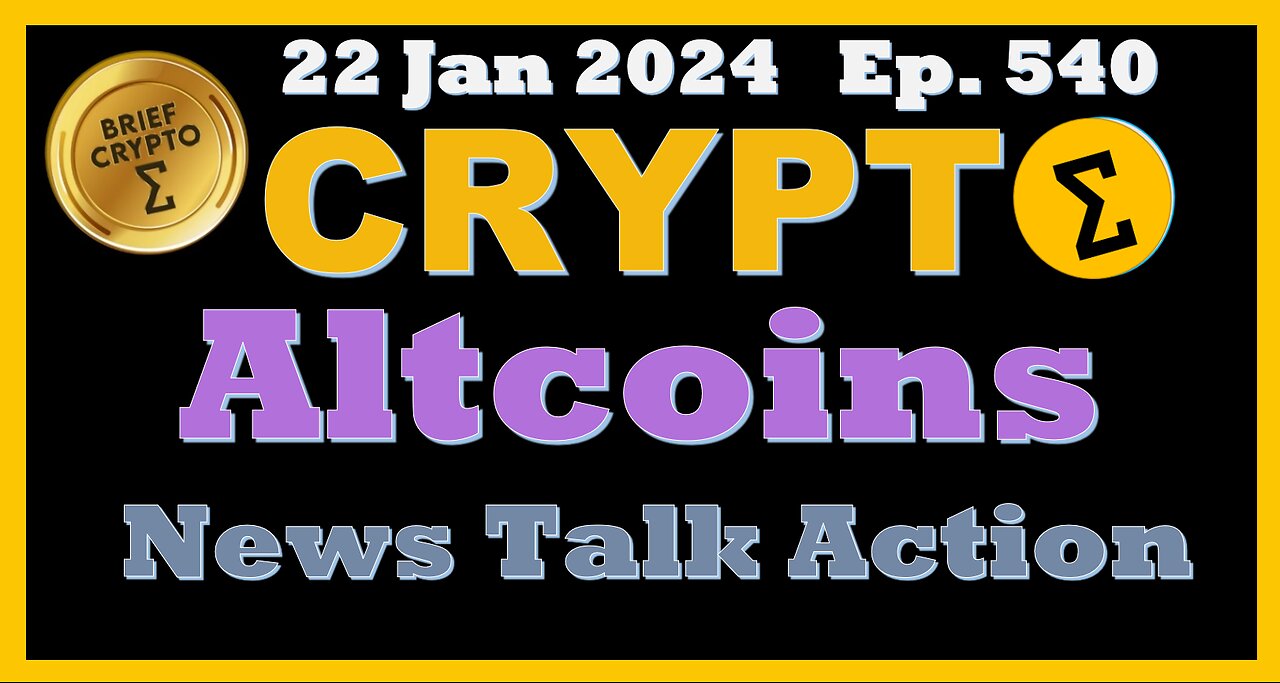 #ALTCOIN ANALYSIS - BRIEF #CRYPTO News Talk Action #Bitcoin #Halving