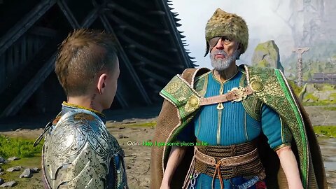 Odin gives Atreus a tour God of War Ragnarök #ps4 #ProsGaming #GOW #GodofWar #godofwarragnarok