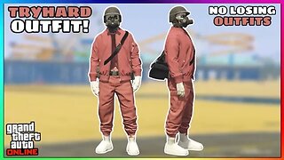 Easy Red Joggers Invisible Torso Glitch Tryhard Modded Outfit (No Transfer) (GTA Online)