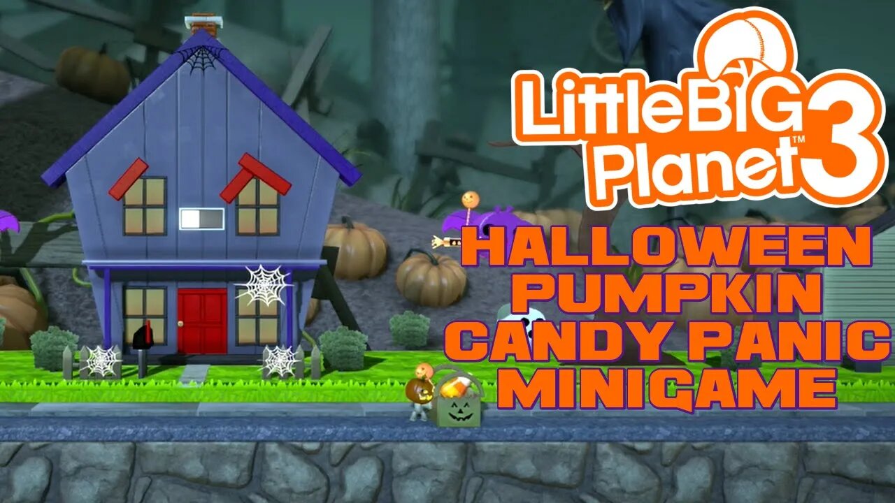 🎃 LBP 3 - Halloween Pumpkin Candy Panic Mini Game - PlayStation 4 Gameplay 🎃 😎Benjamillion