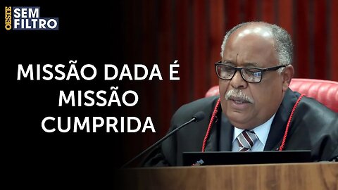 ‘Missão dada é missão cumprida’, afirma corregedor do TSE no ouvido de Moraes | #osf