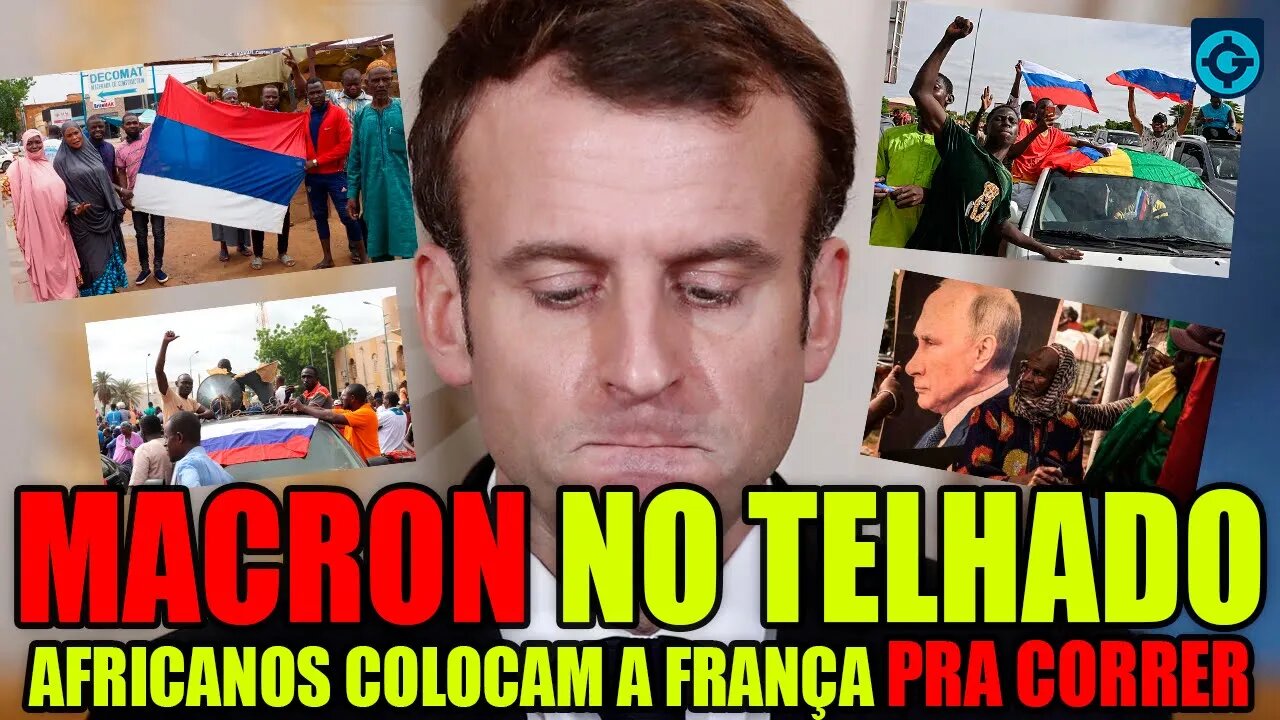 URGENTE | Macron no Telhado | Africanos colocam a França PRA CORRER | 🔴Live Geoforça
