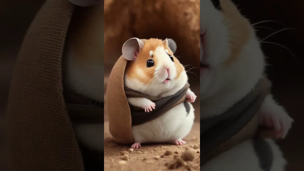 Luke Skywalker As A Cute Hamster #shorts